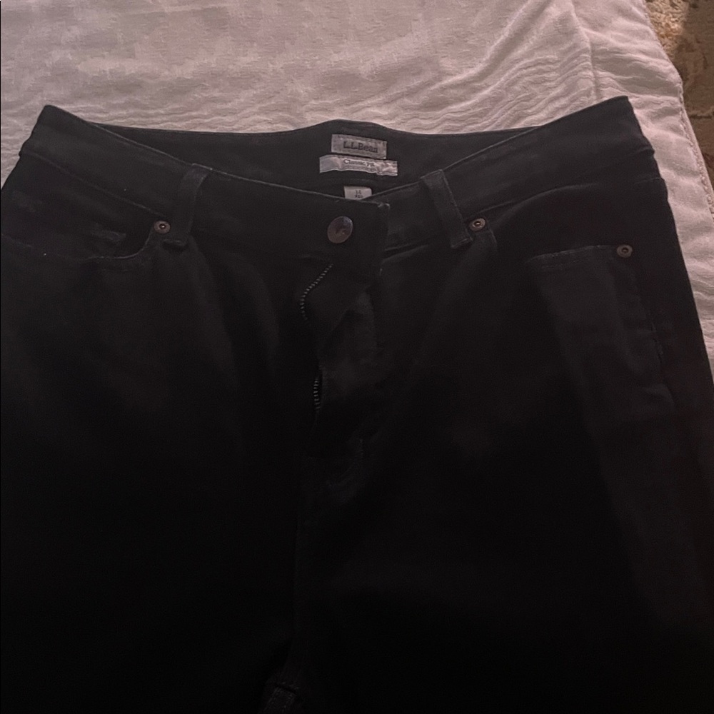 L.L. Bean Women's Dark Jeans